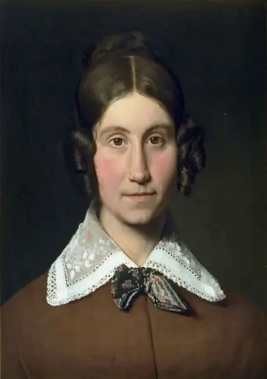 Christen Købke | Emilie Krohn, kunstnerens svigerinde - 1836 | Indrammet kunsttryk | Danmarks Guldalder | formida