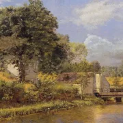 Christen Købke | Udsigt over Kastellets nordport - 1835 | Indrammet kunsttryk | Danmarks Guldalder | formida