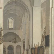 Christen Købke | Das Querschiff des Doms von Aarhus – 1830 | Gerahmter Kunstdruck | Goldenes Zeitalter Dänemark | formida