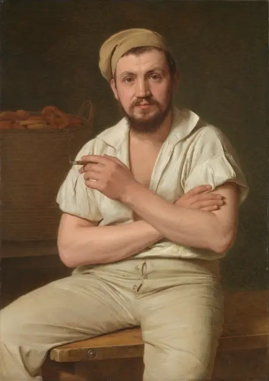 Christen Købke | Bagermester P. Ryder - 1848 | Indrammet kunsttryk | Danmarks Guldalder | formida