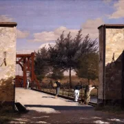 Christen Købke | Das Nordtor der Zitadelle – 1834 | Gerahmter Kunstdruck | Goldenes Zeitalter Dänemark | formida