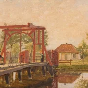 Christen Købke | Die nördliche Zugbrücke zur Zitadelle in Kopenhagen – 1835 | Gerahmter Kunstdruck | Goldenes Zeitalter Dänemark | formida