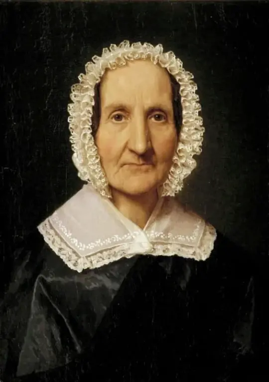 Christen Købke | Juliane Dorothea Købke - 1846 | Indrammet kunsttryk | Danmarks Guldalder | formida