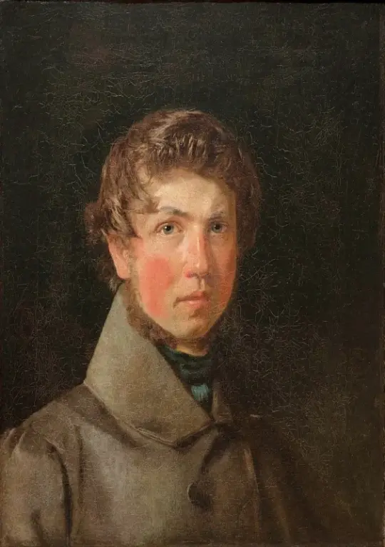 Christen Købke | Selvportræt - 1835 | Indrammet kunsttryk | Danmarks Guldalder | formida