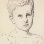 Christen Købke | Porträt von Sophie Frimodt als Kind - 1834 | Gerahmter Kunstdruck | Goldenes Zeitalter Dänemark | formida