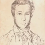 Christen Købke | Portrait of Jørgen Roed - 1837 | Indrammet kunsttryk | Danmarks Guldalder | formida