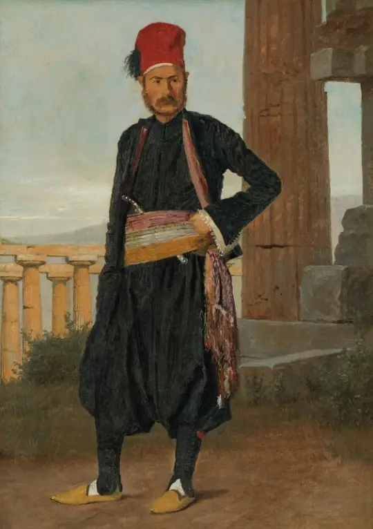 Christen Købke | Portræt af kunstnerens svoger - 1839 | Indrammet kunsttryk | Danmarks Guldalder | formida
