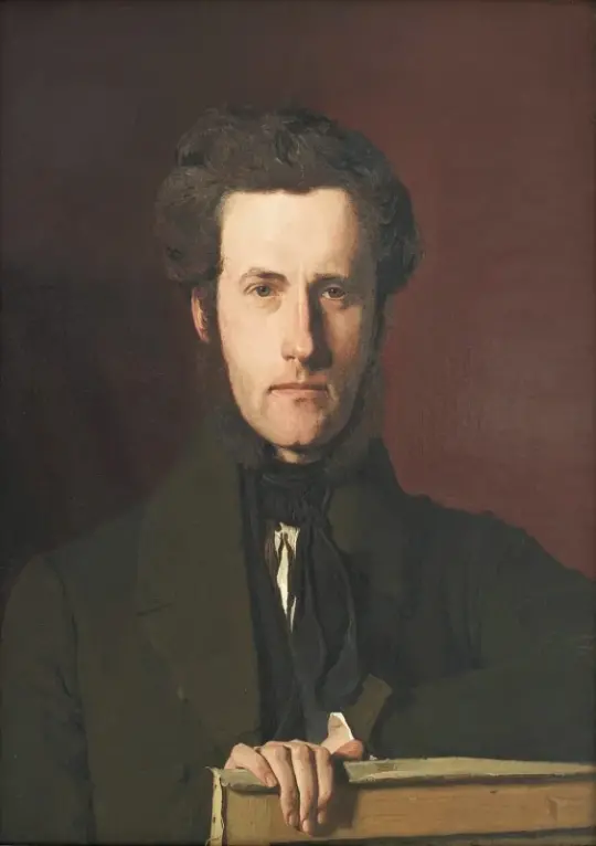 Christen Købke | Dekoration af kunstneren G.C. Hilker - 1838 | Indrammet kunsttryk | Danmarks Guldalder | formida