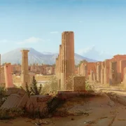 Christen Købke | Forum Romanum, Pompeji – 1841 | Indrammet kunsttryk | Danmarks Guldalder | formida