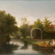 Christoffer W. Eckersberg | Lysthus i Sanderumgårds park - 1807 | Indrammet kunsttryk | Danmarks Guldalder | formida