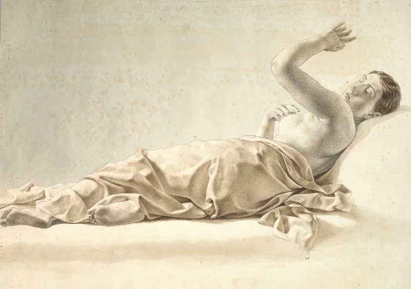 Christoffer W. Eckersberg | Alcyones drøm – 1814 | Indrammet kunsttryk | Danmarks Guldalder | formida