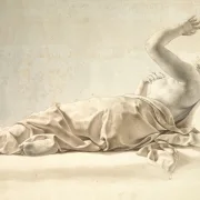 Christoffer W. Eckersberg | Alcyones drøm – 1814 | Indrammet kunsttryk | Danmarks Guldalder | formida