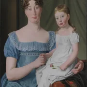 Christoffer W. Eckersberg | Portræt af en adelig kvinde - 1817 | Indrammet kunsttryk | Danmarks Guldalder | formida