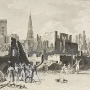 Christoffer W. Eckersberg | Gråbrødretorv im September - 1807 | Gerahmter Kunstdruck | Goldenes Zeitalter Dänemark | formida
