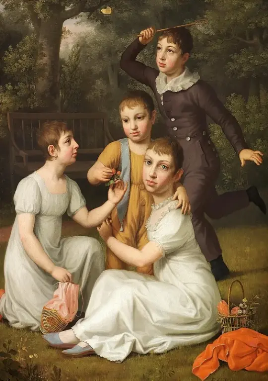 Christoffer W. Eckersberg | Portræt af kammerherren, født i Hummeltof – 1830 | Indrammet kunsttryk | Danmarks Guldalder | formida