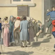 Christoffer W. Eckersberg | Før lotteribureauet - 1808 | Indrammet kunsttryk | Danmarks Guldalder | formida