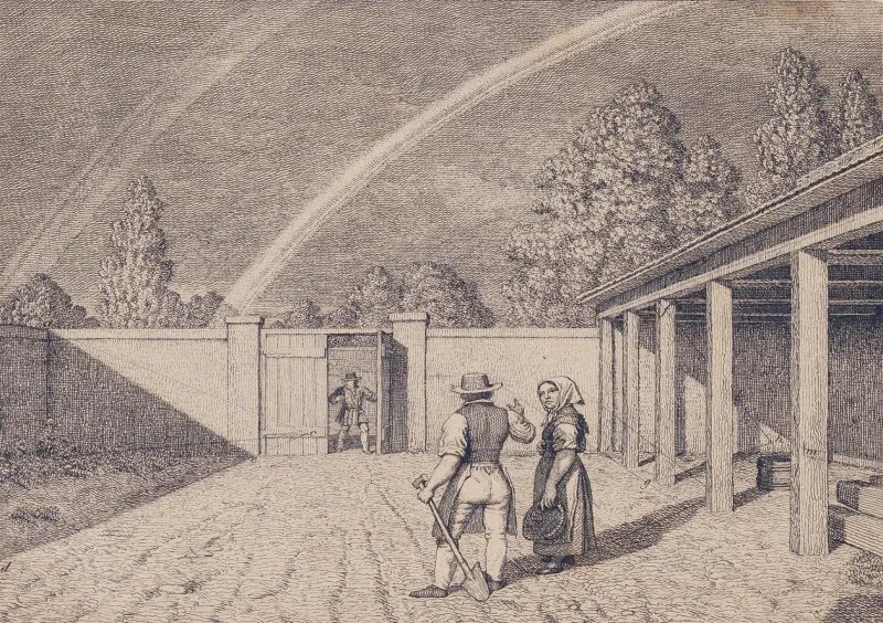 Christoffer W. Eckersberg | En nøgen ung mand - 1804 | Indrammet kunsttryk | Danmarks Guldalder | formida