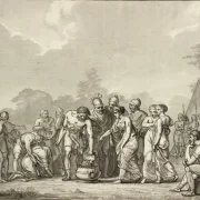 Christoffer W. Eckersberg | Massagernes dronning - 1804 | Indrammet kunsttryk | Danmarks Guldalder | formida