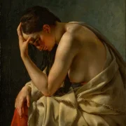 Christoffer W. Eckersberg | En undersøgelse af en kvinde - 1812 | Indrammet kunsttryk | Danmarks Guldalder | formida