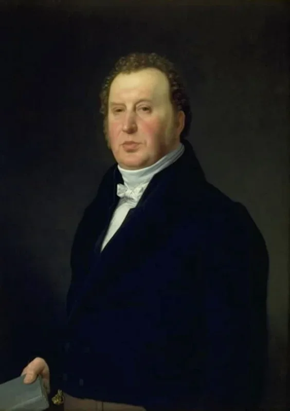 Christoffer W. Eckersberg | Polizeichirurg Johan Frederik Rost - 1831 | Gerahmter Kunstdruck | Goldenes Zeitalter Dänemark | formida