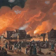Christoffer W. Eckersberg | Kopenhagen, 5. September - 1806 | Gerahmter Kunstdruck | Goldenes Zeitalter Dänemark | formida