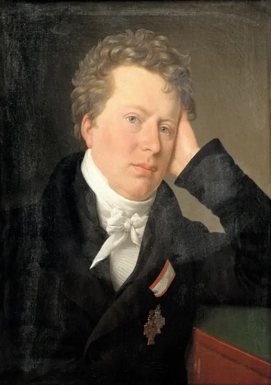 Christoffer W. Eckersberg | Juristen og statsmanden Anders Sandøe Ørsted - 1821 | Indrammet kunsttryk | Danmarks Guldalder | formida