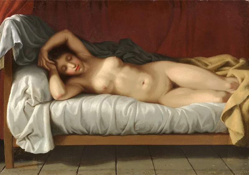 Christoffer W. Eckersberg | Hvilemodel -1812 | Indrammet kunsttryk | Danmarks Guldalder | formida