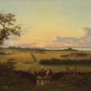 Christoffer W. Eckersberg | Øen Møn - 1810 | Indrammet kunsttryk | Danmarks Guldalder | formida