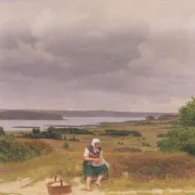 Christoffer W. Eckersberg | Furesø ved Rudersdal, Nordsjælland - 1833 | Indrammet kunsttryk | Danmarks Guldalder | formida