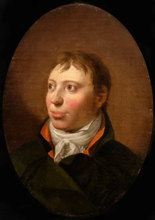 Christoffer W. Eckersberg | Portræt af en mand - 1820 | Indrammet kunsttryk | Danmarks Guldalder | formida