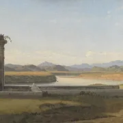 Christoffer W. Eckersberg | Blick von der Fontana Acetosa, Rom – 1816 | Gerahmter Kunstdruck | Goldenes Zeitalter Dänemark | formida