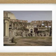 Christoffer Wilhelm Eckersberg – Blick ins Innere des Kolosseums 1816 | Giclée Kunstdruck gerahmt