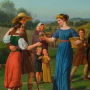 Christoffer W. Eckersberg | Die Jungfrau aus der Ferne - 1830 | Gerahmter Kunstdruck | Goldenes Zeitalter Dänemark | formida