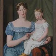 Christoffer Wilhelm Eckersberg – Porträt einer Adligen 1817 | Giclée Kunstdruck gerahmt