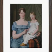 Christoffer Wilhelm Eckersberg – Porträt einer Adligen 1817 | Giclée Kunstdruck gerahmt