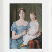 Christoffer Wilhelm Eckersberg – Porträt einer Adligen 1817 | Giclée Kunstdruck gerahmt