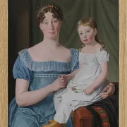 Christoffer Wilhelm Eckersberg – Porträt einer Adligen 1817 | Giclée Kunstdruck gerahmt
