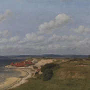 Christoffer Wilhelm Eckersberg – Regenbogen auf See und eine Kreuzungsjagd mit anderen Schiffen 1836 | Giclée Kunstdruck gerahmt