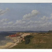 Christoffer Wilhelm Eckersberg – Regenbogen auf See und eine Kreuzungsjagd mit anderen Schiffen 1836 | Giclée Kunstdruck gerahmt