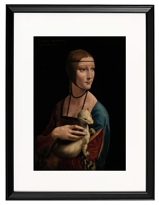 Dame mit Hermelin – Porträt von Cecilia Gallerani – 1536
