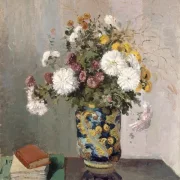 Chrysanthemen in einer chinesischen Vase – 1873