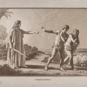 Constantin Hansen | Vertreibung aus dem Paradies - 1899 | Gerahmter Kunstdruck | Goldenes Zeitalter Dänemark | formida