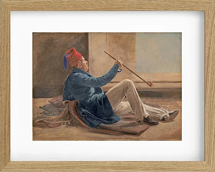 Constantin Hansen – Der Architekt Gottlieb Bindesbøll 1837 | Giclée Kunstdruck gerahmt