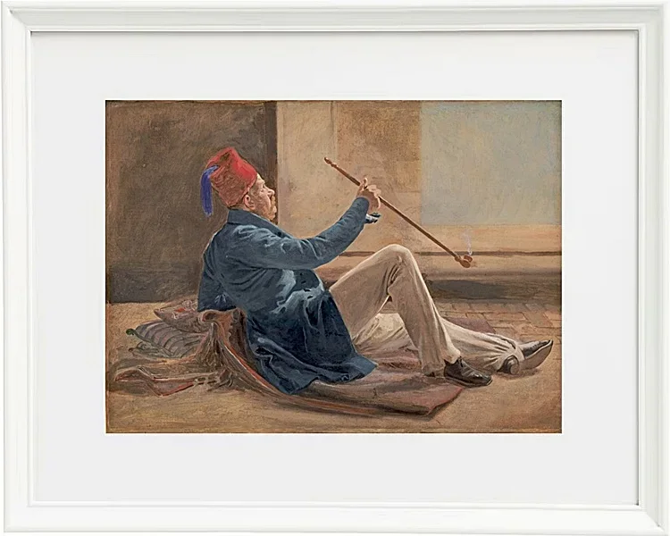 Constantin Hansen – Der Architekt Gottlieb Bindesbøll 1837 | Giclée Kunstdruck gerahmt