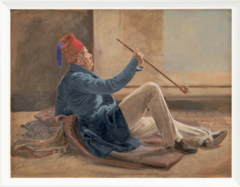 Constantin Hansen – Der Architekt Gottlieb Bindesbøll 1837 | Giclée Kunstdruck gerahmt