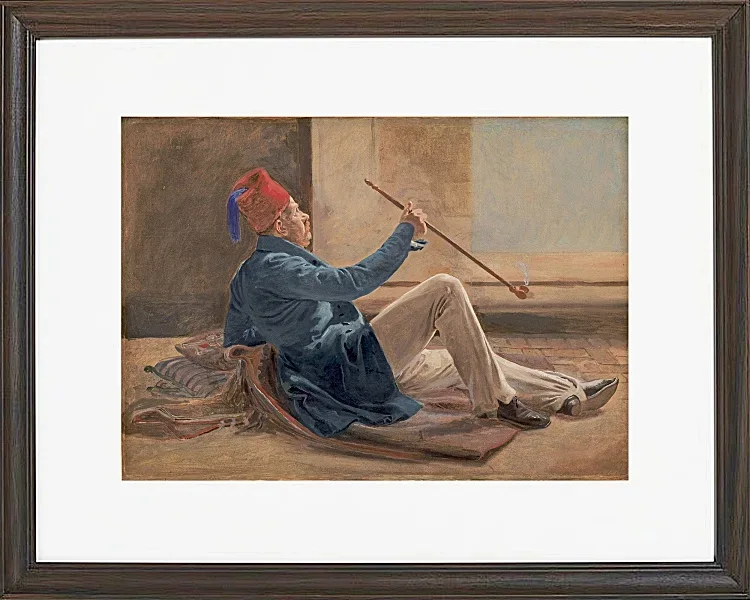Constantin Hansen – Der Architekt Gottlieb Bindesbøll 1837 | Giclée Kunstdruck gerahmt