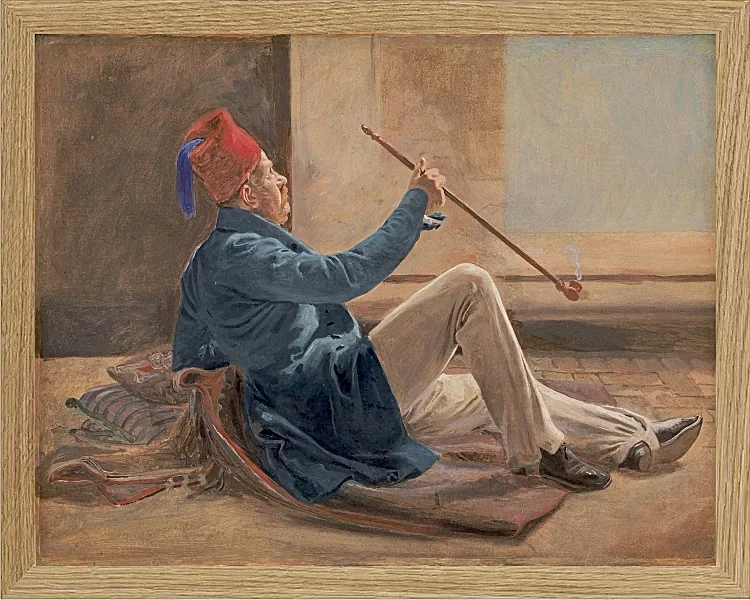 Constantin Hansen – Der Architekt Gottlieb Bindesbøll 1837 | Giclée Kunstdruck gerahmt