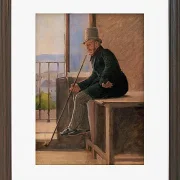 Constantin Hansen – Der Maler Jørgen Sonne 1837 | Giclée Kunstdruck gerahmt
