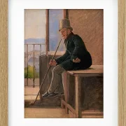 Constantin Hansen – Der Maler Jørgen Sonne 1837 | Giclée Kunstdruck gerahmt