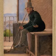 Constantin Hansen – Der Maler Jørgen Sonne 1837 | Giclée Kunstdruck gerahmt